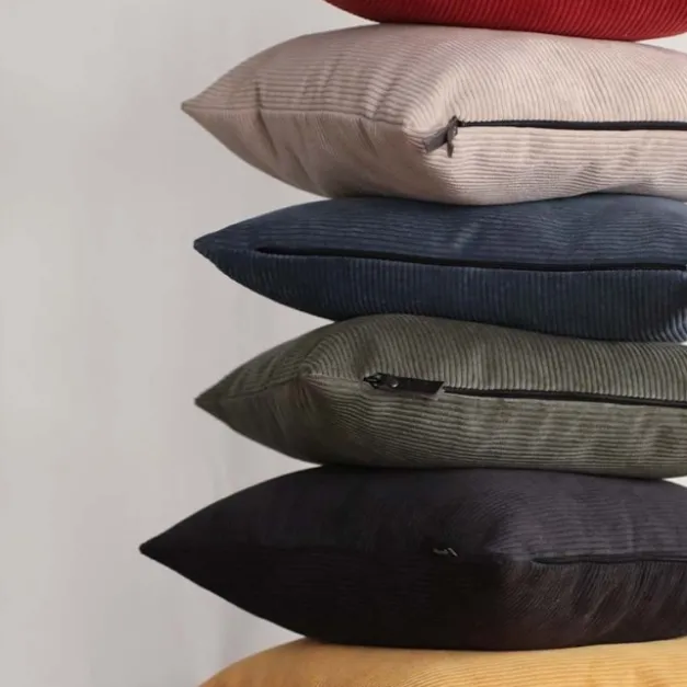 Maison Jean-Vier Housse de coussin Beige