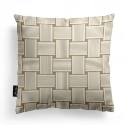 Maison Jean-Vier Housse de coussin Beige