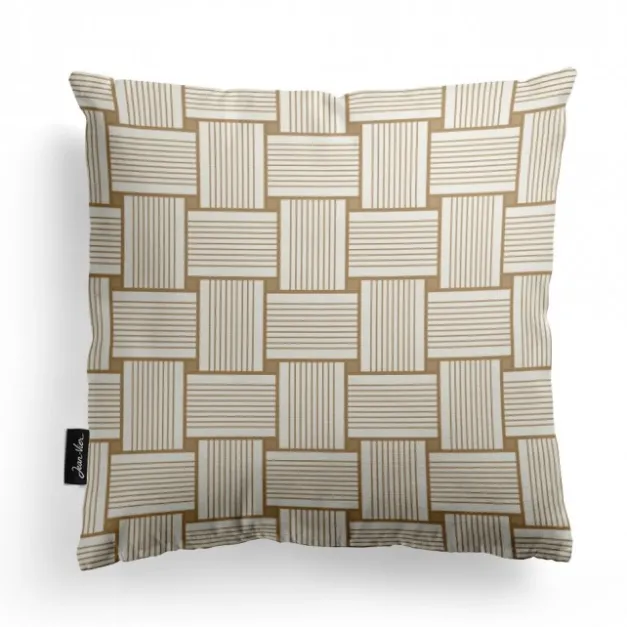 Maison Jean-Vier Housse de coussin Beige