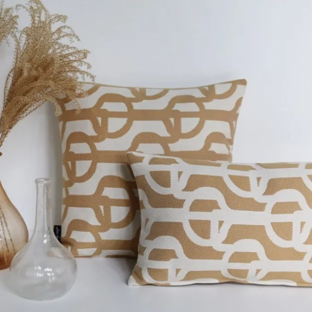 Maison Jean-Vier Housse de coussin Beige