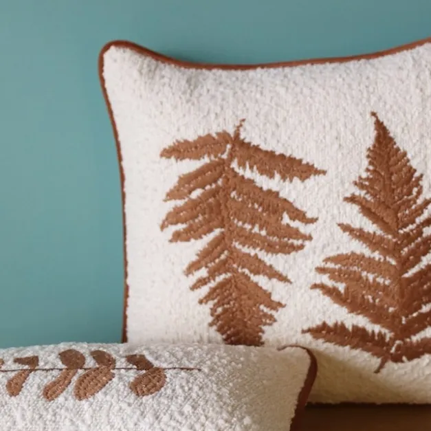 Maison Jean-Vier Housse de coussin Beige