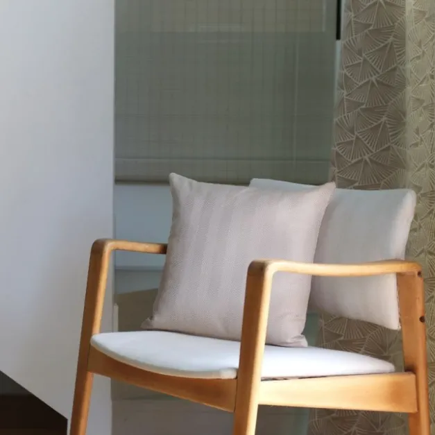 Maison Jean-Vier Housse de coussin Beige