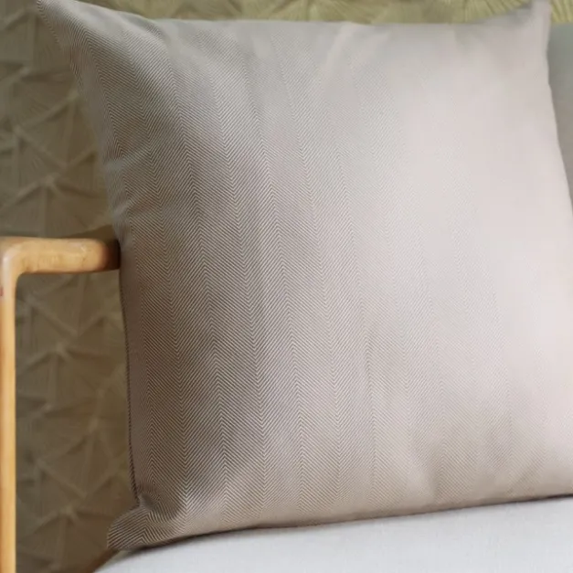 Maison Jean-Vier Housse de coussin Beige