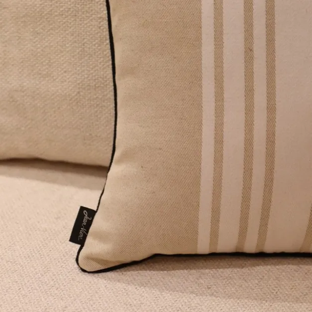 Maison Jean-Vier Housse de coussin Blanc