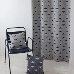 Maison Jean-Vier Housse de coussin Bleu