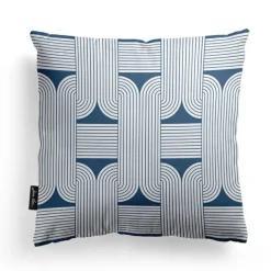 Maison Jean-Vier Housse de coussin Bleu