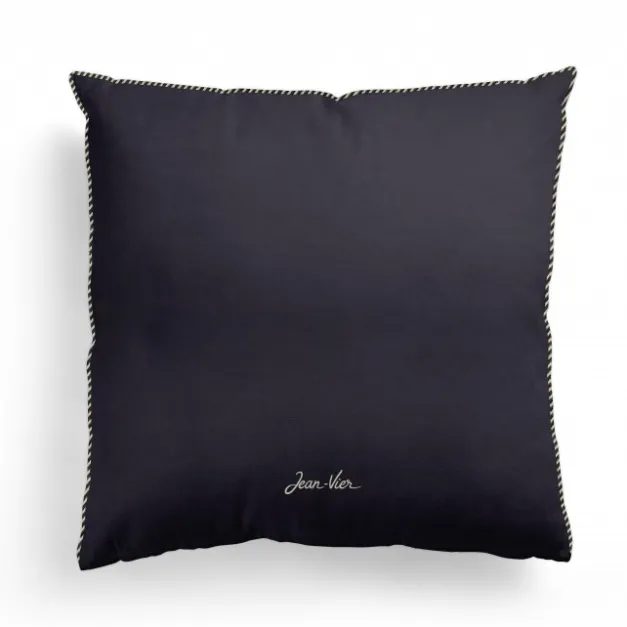 Maison Jean-Vier Housse de coussin Bleu