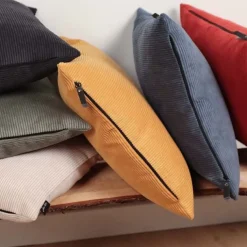 Maison Jean-Vier Housse de coussin Bleu