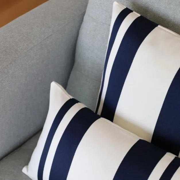 Maison Jean-Vier Housse de coussin Bleu