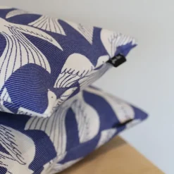 Maison Jean-Vier Housse de coussin Bleu