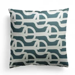 Maison Jean-Vier Housse de coussin Bleu