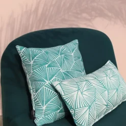 Maison Jean-Vier Housse de coussin Bleu
