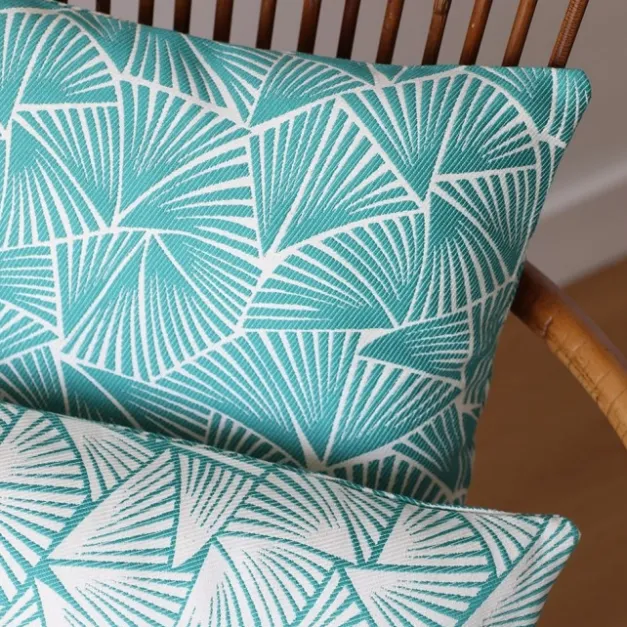 Maison Jean-Vier Housse de coussin Bleu