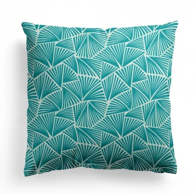 Maison Jean-Vier Housse de coussin Bleu