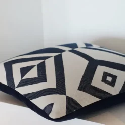 Maison Jean-Vier Housse de coussin Bleu