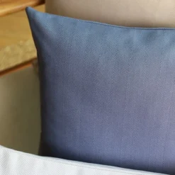 Maison Jean-Vier Housse de coussin Bleu