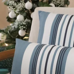 Maison Jean-Vier Housse de coussin Bleu