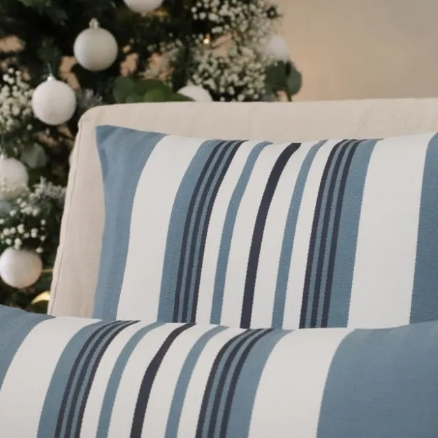 Maison Jean-Vier Housse de coussin Bleu