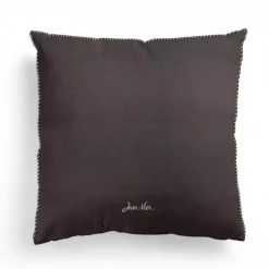 Maison Jean-Vier Housse de coussin Gris