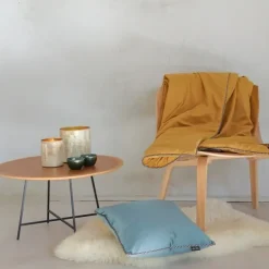 Maison Jean-Vier Housse de coussin Gris