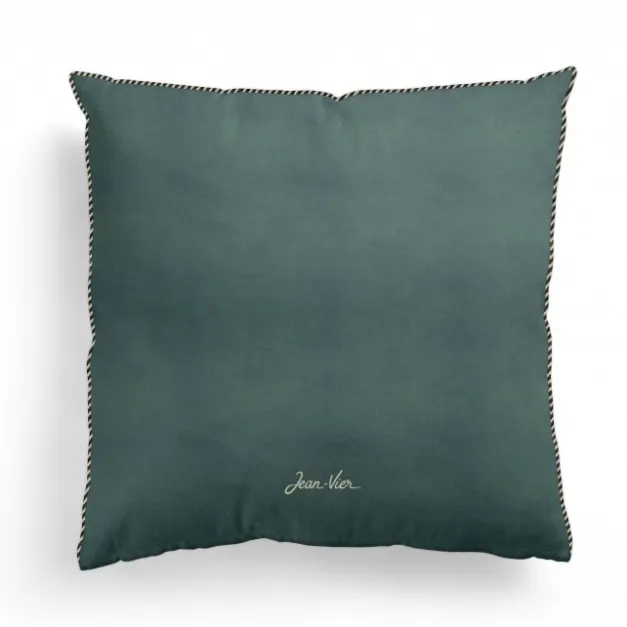 Maison Jean-Vier Housse de coussin Gris