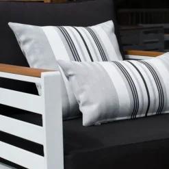 Maison Jean-Vier Housse de coussin Gris