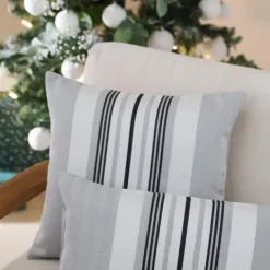 Maison Jean-Vier Housse de coussin Gris