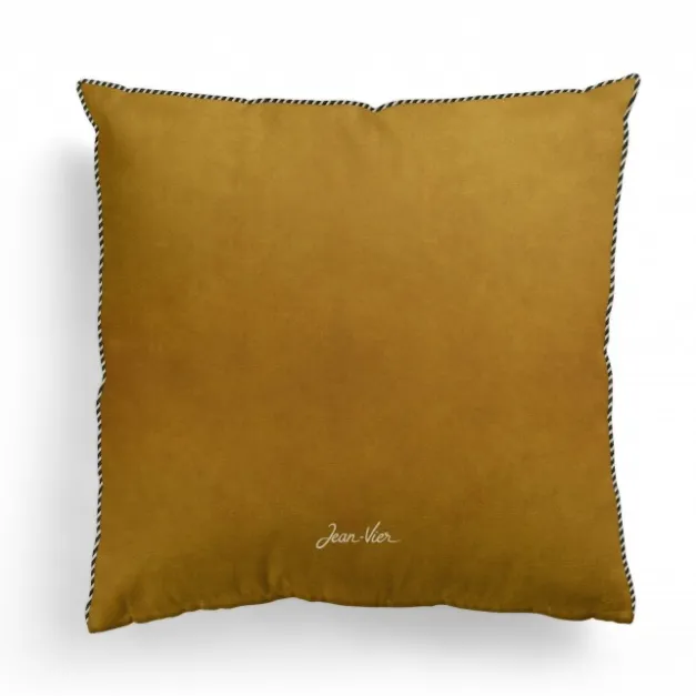 Maison Jean-Vier Housse de coussin Jaune
