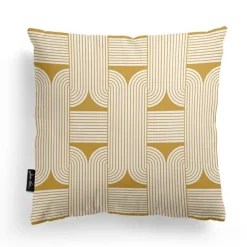 Maison Jean-Vier Housse de coussin Jaune