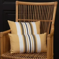 Maison Jean-Vier Housse de coussin Jaune