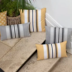 Maison Jean-Vier Housse de coussin Jaune