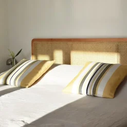 Maison Jean-Vier Housse de coussin Jaune