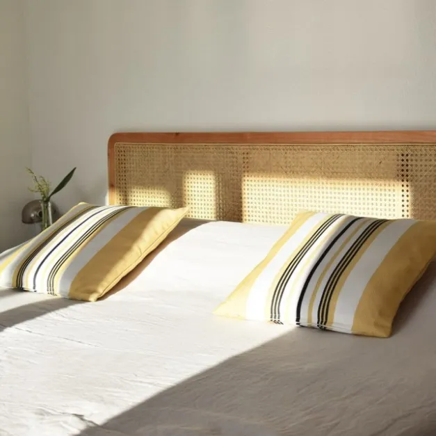 Maison Jean-Vier Housse de coussin Jaune