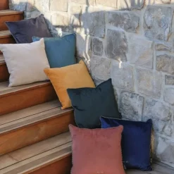 Maison Jean-Vier Housse de coussin Marron