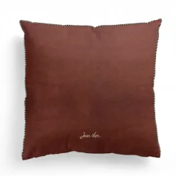 Maison Jean-Vier Housse de coussin Marron