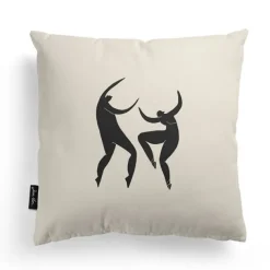 Maison Jean-Vier Housse de coussin Noir