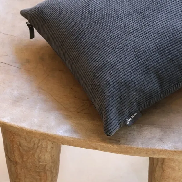 Maison Jean-Vier Housse de coussin Noir