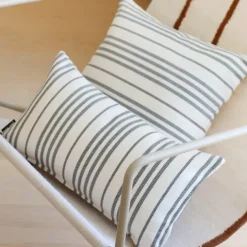 Maison Jean-Vier Housse de coussin Noir