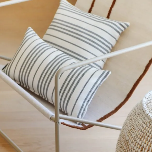 Maison Jean-Vier Housse de coussin Noir