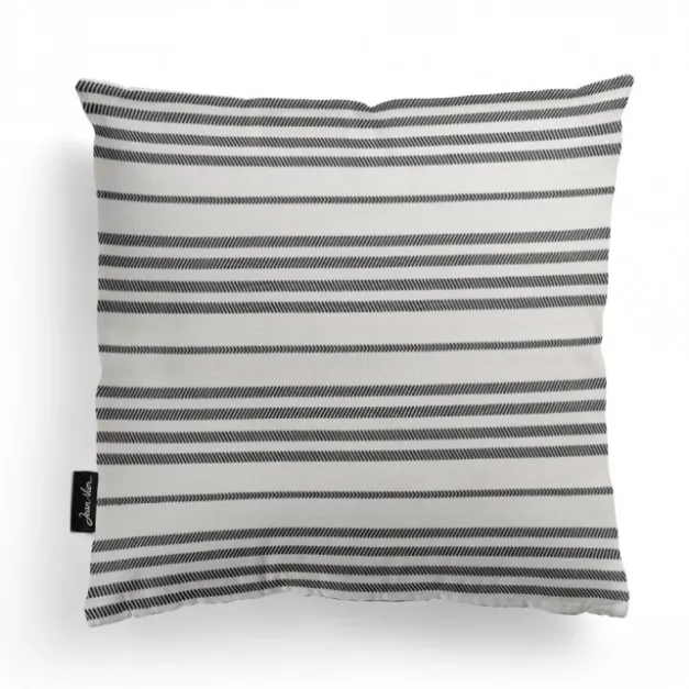 Maison Jean-Vier Housse de coussin Noir