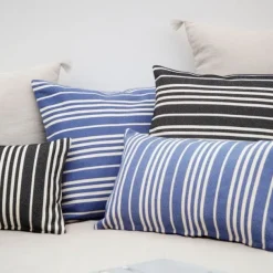Maison Jean-Vier Housse de coussin Noir