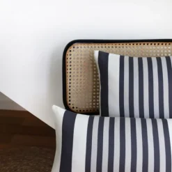 Maison Jean-Vier Housse de coussin Noir