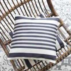 Maison Jean-Vier Housse de coussin Noir