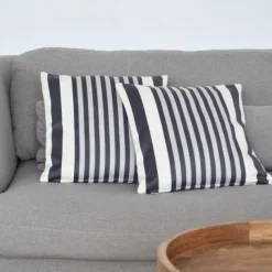 Maison Jean-Vier Housse de coussin Noir