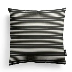 Maison Jean-Vier Housse de coussin Noir