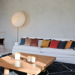 Maison Jean-Vier Housse de coussin Rouge