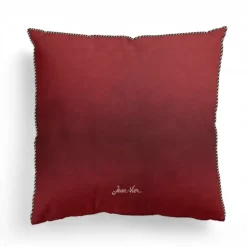 Maison Jean-Vier Housse de coussin Rouge