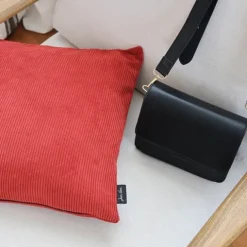 Maison Jean-Vier Housse de coussin Rouge