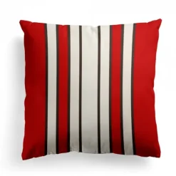 Maison Jean-Vier Housse de coussin Rouge