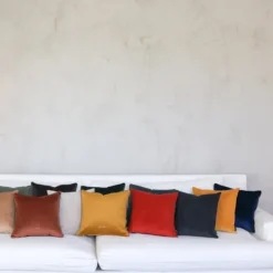 Maison Jean-Vier Housse de coussin Vert